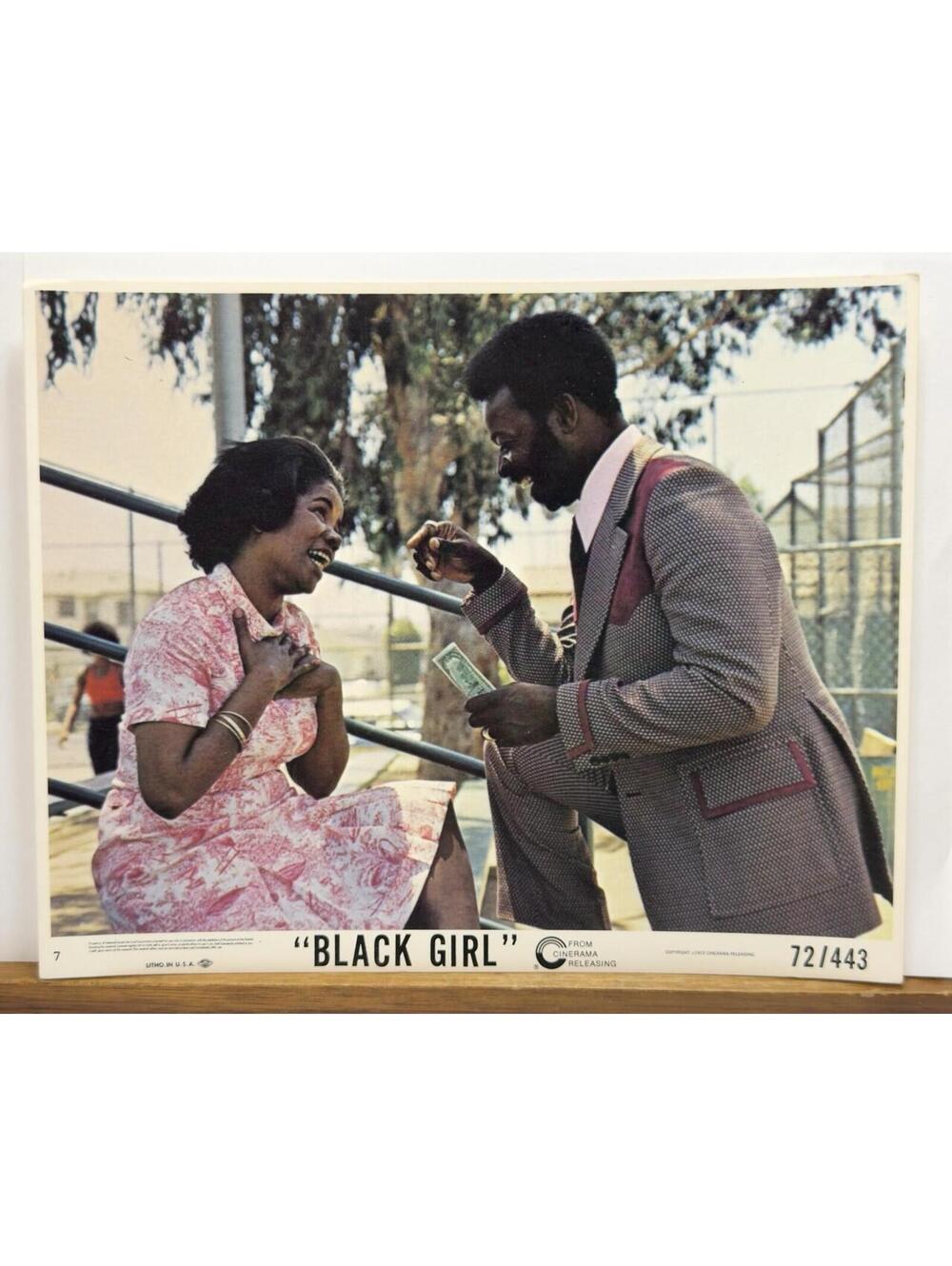 Vintage 1972 “Black Girl”‎ Lobby Cards Lot 3 Blaxploitation Film 72/443